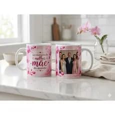Caneca Xícara Com Foto Personalizada Melhor Mãe Do Mundo Presente Especial