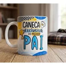 Caneca Xícara Presente Especial Dia Dos Pais | Uso Exclusivo Do Melhor Pai | Pai Meu Herói
