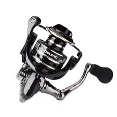 MODIVA Carretel de Pesca Metálico - Molinete para Pesca Marítima com Rolamento Suave
