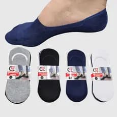 Kit de 12 Pares Meia Sapatilha Masculina Antiderrapante e Macia
