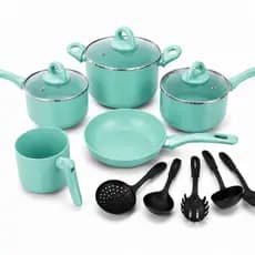 Jogo de Panelas de Cerâmica Champs"Elysses 14 peças Kit de Panelas Antiaderente