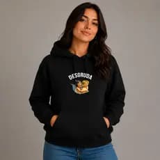Moletom Femino Desgruda Blusa Canguru Com Touca Unissex Agasalho Casaco Presente Japona Personaliza