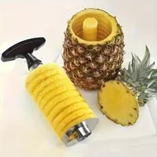 Removedor E Fatiador De Núcleo De Abacaxi De Aço Inoxidável De 1 Peça , Design Ergonômico Confortável . , Aparelho De Co