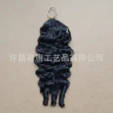 Cabelo Humano De Crochê De Penas 100 %