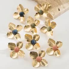 Acessórios Medieval Vintage flor conjunto de três peças grampo de cabelo elegante All-Match acessórios de cabelo feminin