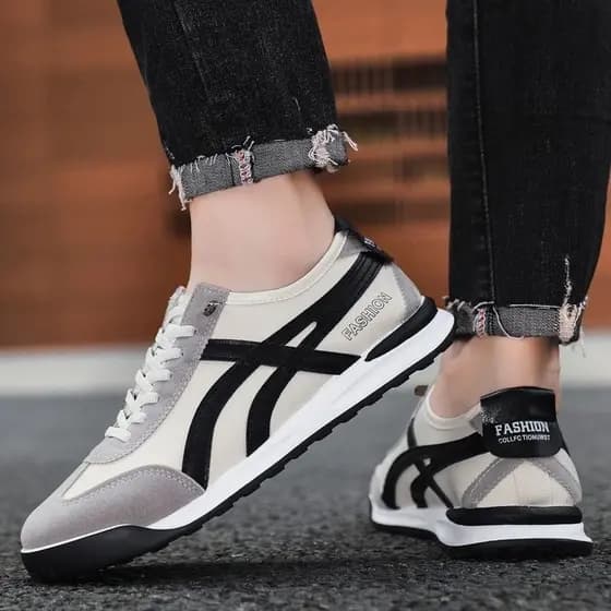 Sapatos masculinos sapatos de treinamento Moral 2025 novo estilo tênis de verão moda pano respirável sapatos casuais des