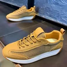 Novo estilo sapatos de malha respirável sapatos casuais masculinos Forrest Gump sapatos esportivos quatro estações All-M