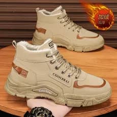 Sapatos masculinos de cano alto 2025 verão novo estilo Workwear estilo montanhismo ao ar livre verão mais sapatos de alg