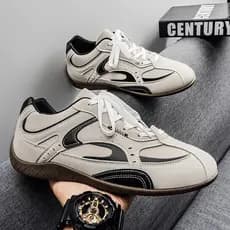 Aumentou sapatos de treinamento alemão malha respirável 2026 novo estilo sapatos brancos All-Match esportes tênis casuai
