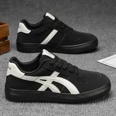 2025 primavera novo estilo de sola grossa Retro alemão sapatos de treinamento masculino estilo Hong Kong na moda All-Mat