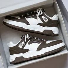 Sapatos masculinos 2026 primavera masculino de sola grossa baixo-Top respirável tênis masculino versão coreana estilo Ho