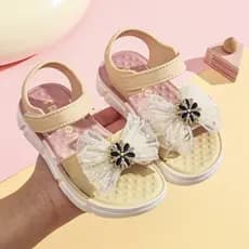 2026 novo estilo crianças sandálias de verão meninas sola macia princesa bebê antiderrapante praia estudante bonito sapa