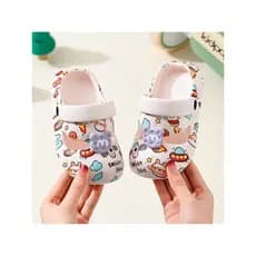 Novo estilo impresso sapatos meninos meninas verão crianças buraco sapatos de praia ao ar livre sandálias interiores chi