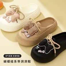 Eva influenciador arco Toe-coberto sapatos femininos verão exterior Wear aumentado sola grossa Anti-deslizamento desodor