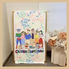 Pedido diário Crayon Shin-Chan toalha de banho amigável à pele toalha de praia de secagem rápida crianças adulto toalha