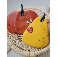Ins infantil sacos de frutas bonito bebê jardim de infância saco do mensageiro bolsa de ombro couro do plutônio meninos