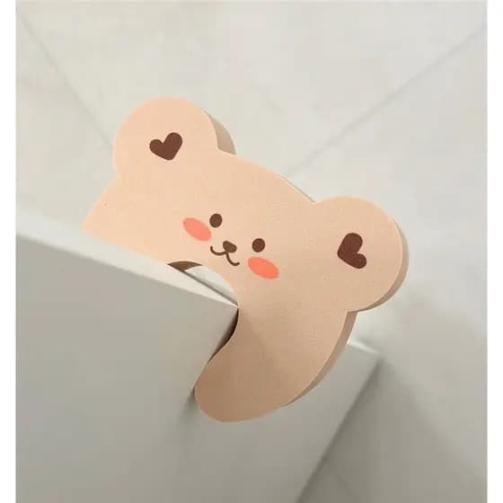 Ins coreia anti-pitada mão porta das crianças dos desenhos animados urso segurança do bebê Doorstop anti-fechamento port