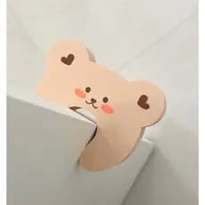 Ins coreia anti-pitada mão porta das crianças dos desenhos animados urso segurança do bebê Doorstop anti-fechamento port