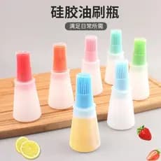 Estoque pronto Escova de garrafa de óleo de Silicone Utensílio de cozinha Escova de tempero de churrasco ao ar livre com