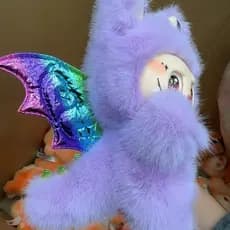 Semelhante aos ornamentos Ragdoll Little Angel com cauda para boneca Star Eye bubu Boneca Trendy Play Ragdoll