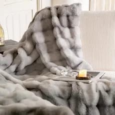 Luz de luxo grosso coelho cobertor de pelúcia escritório xale pequeno cobertor inverno 2026 novo estilo Nap cobertor sof