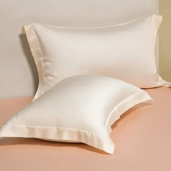Verão Tencel fronha um par conjunto 48cm x 74cm luz luxo High-End casa quatro estações única fronha de seda
