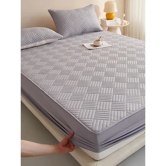 2025 novo estilo acolchoado engrossado lençol de cama de peça única Simmons colchão capa protetora antiderrapante anti-p
