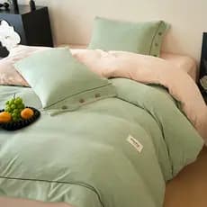 Engrossado leite veludo conjunto de quatro peças inverno quente conjunto folha dupla face velo cama dormitório folha col