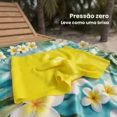 Cuecas boxer masculinas de couro látex, roupa de látex, peça única, sem costura, cuecas boxer invisíveis