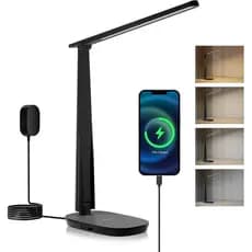 Candeeiro De Mesa Wanhao , Abajur LED HWT-H2 Sunturalux Proteção Para Os Olhos Com 3 Modos De Iluminação (Preto)