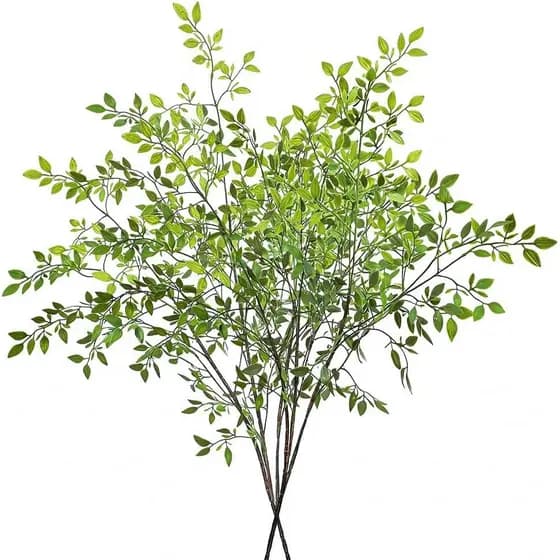 SzJias Ramos Artificiais para Vaso, Galhos Artificiais para Vaso, Ramos de Folhagem Artificial, Hastes de Plantas, Galho