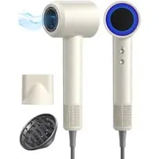 Secador de cabelo, 16.000 RPM 500 M íon negativo, secador de cabelo com difusor, secador de cabelo de secagem rápida par