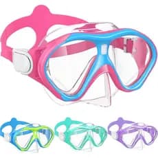 Óculos de Natação para Crianças, Máscara de Mergulho com Snorkel para Meninos e Meninas de 7 a 16 Anos, Óculos de Nataçã