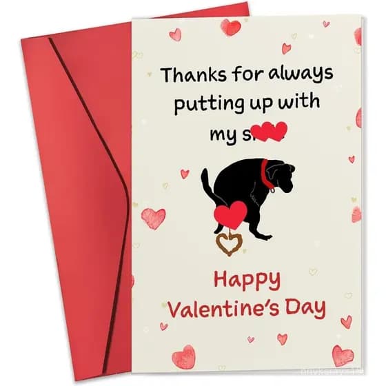 Cartão de Dia dos Namorados para Mãe e Pai de Cachorro - Presente Fofo de Dia dos Namorados para Mãe e Pai de Cachorro,