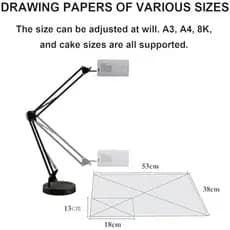 Projetor De Arte Para Traçar Pintura De Desenho , Projetores Suporte iOS/Android , Ferramentas De Mesa De Esboço DIY , C