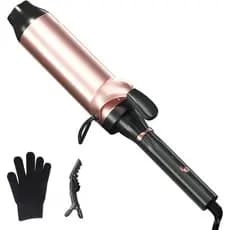 Hahahope Professional Modelador de Cabelo de 2 Polegadas com Presilha - Varinha Modeladora de Cabelo Grande para Cabelos