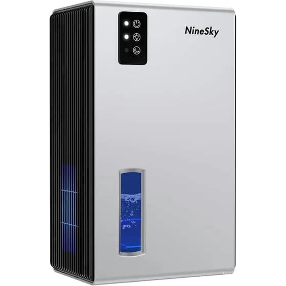 Desumidificadores NineSky para Casa, Tanque de Água de 95 OZ, (1000 sq.ft) Desumidificadores para Banheiro, Quarto, Porã