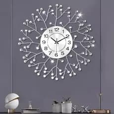 Relógio de Parede Decorativo Grande de 19,7 Polegadas da FILLOVE para Decoração de Sala de Estar, Relógio de Parede Mode