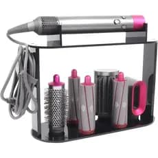 Suporte de Armazenamento Compatível com Acessórios do Dyson Airwrap Styler, Organizador de Bancada em Acrílico com 6 Fur