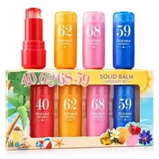 Bálsamo em bastão, bálsamo sólido de 5 gramas (4 opções de fragrância (5g+5g+5g+5g)) (4 opções de fragrância) LZPZ