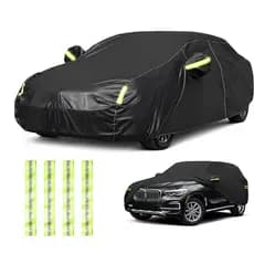 Capa Impermeável para Carro com Faixa Refletiva Proteção Total contra Sol e Chuva