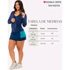 Jaqueta Fitness Feminina Poliamida para Treino Fitness_luxglyns