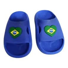 Chinelo Nuvem Brasil Coração Infantil Jogos Menina