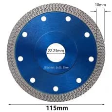KIT 5PCS Lâmina de serra diamantad Profissional 115mm 4.5" Segmentado Para Concreto, Granito, Tijolo E Alvenaria