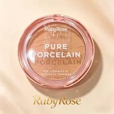 Pó Compacto Pure Porcelain Lançamento Ruby RoseHB-M401