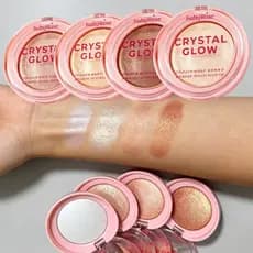 iluminador baked crystal glow ruby rose glass-Cherry Red, Pink Champagne, Solar Flare, Broze Bliss