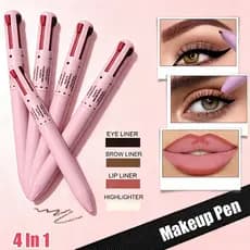 4 Em 1 Caneta De Maquiagem Eyeliner Highlighter/Contorno De Lápis Para Sobrancelhas Portátil  pronta entrega