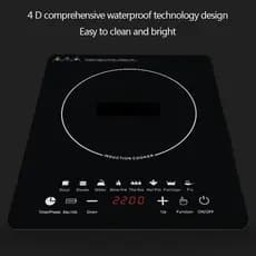 Fogão De Toque Inteligente , Indução À Prova D'água Com Aquecimento Elétrico Por Doméstica , 110/, Placa De 2200 W