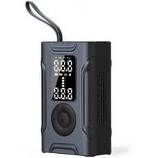 Bomba de Ar Portátil para Pneus 150PSI, Compressor de Ar 3X Mais Rápido com Bateria de 4000mAh e Conexão Tipo-C, Medidor