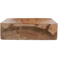 Vaso De Madeira Decorativo Com Design Recortado Para Decoração De Sala De Estar-Flores Quarto , Casa E Escritório Escult